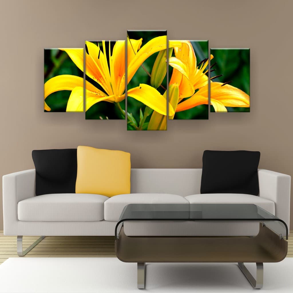 Quadro Decorativo Flores Amarelas