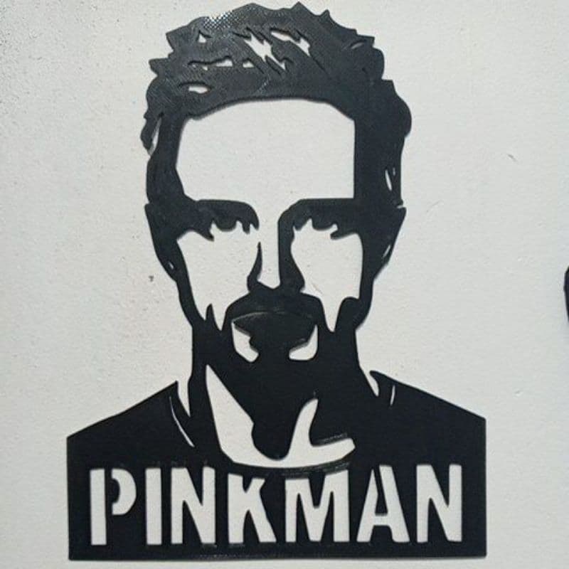 Decoração Breaking Bad Pinkman colar na parede