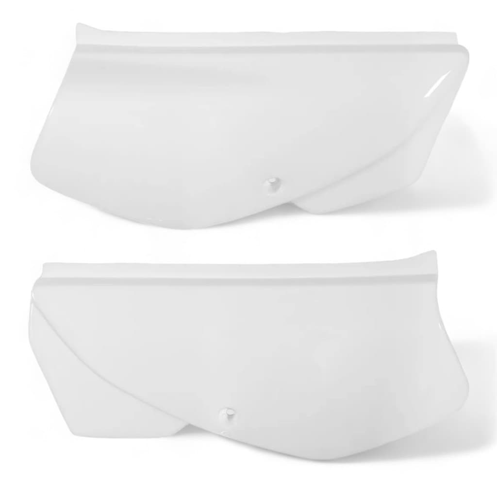 Tampa Lateral Branca Xr 200 Par Plástico Reposição Paramotos