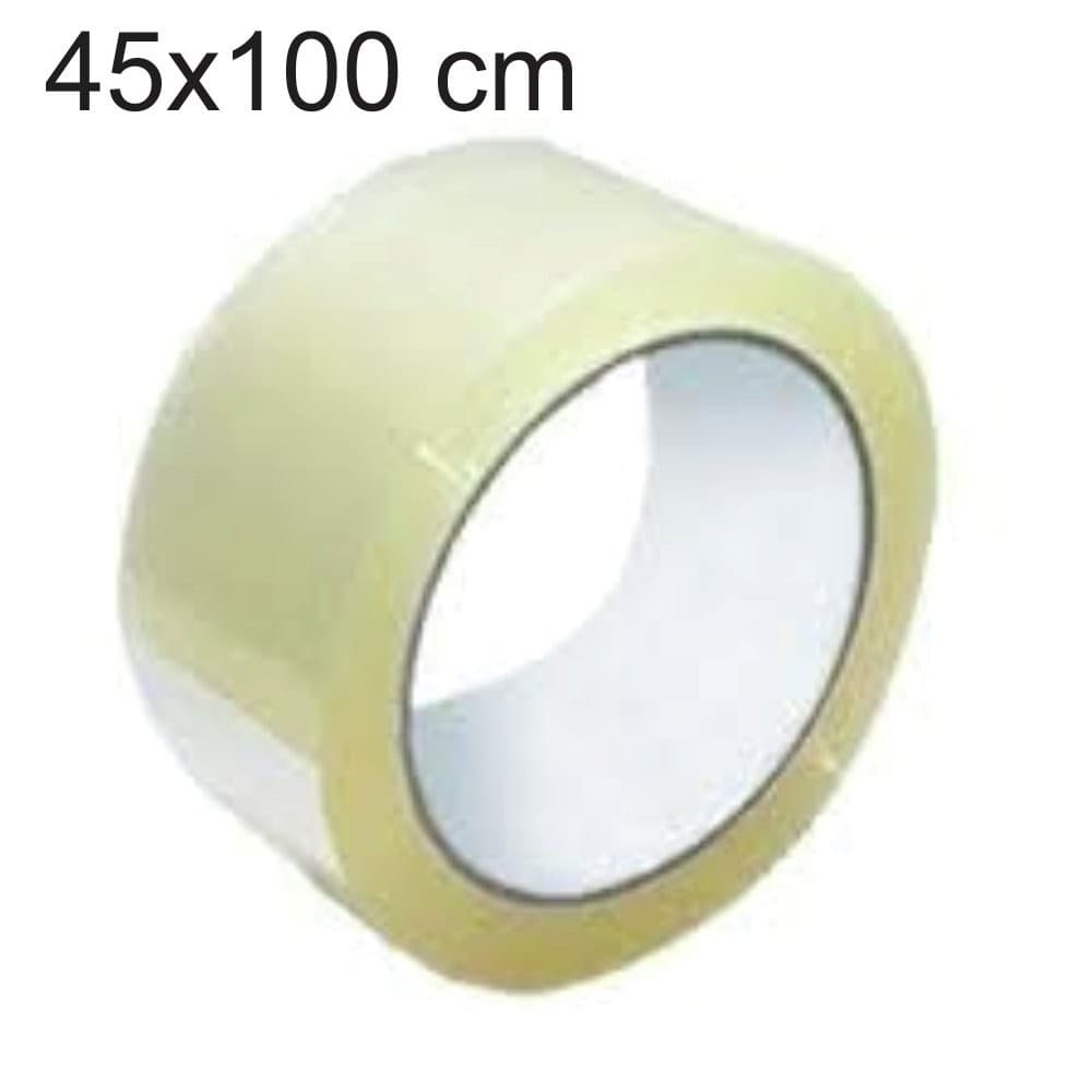 KIT 6 FITAS ADESIVA LARGA TRANSPARENTE 45X100 RESISTENTE ENVIO EM 24 HORAS