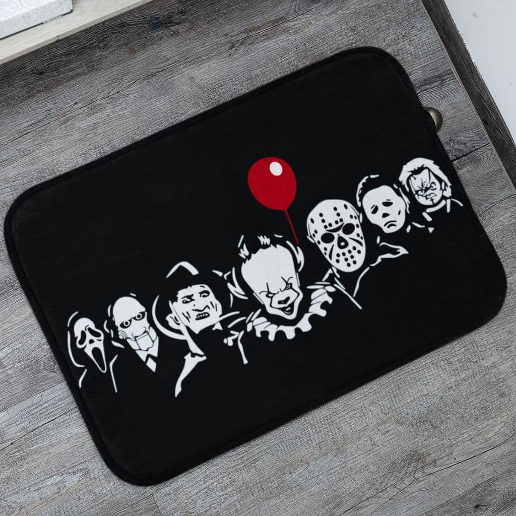 Tapetes de Porta  Decorativo  para Entrada Antiderrapante 55x35