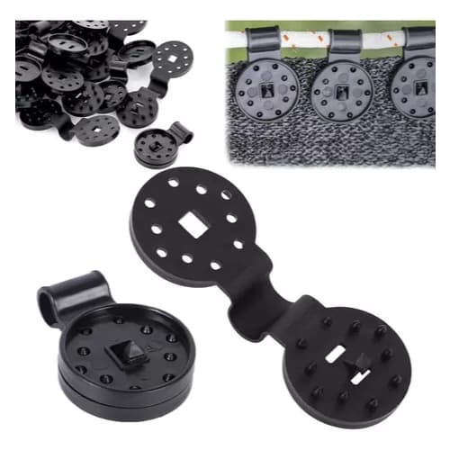 Kit 25 Presilha Clips Agroclip Conector de Tela de Sombrite