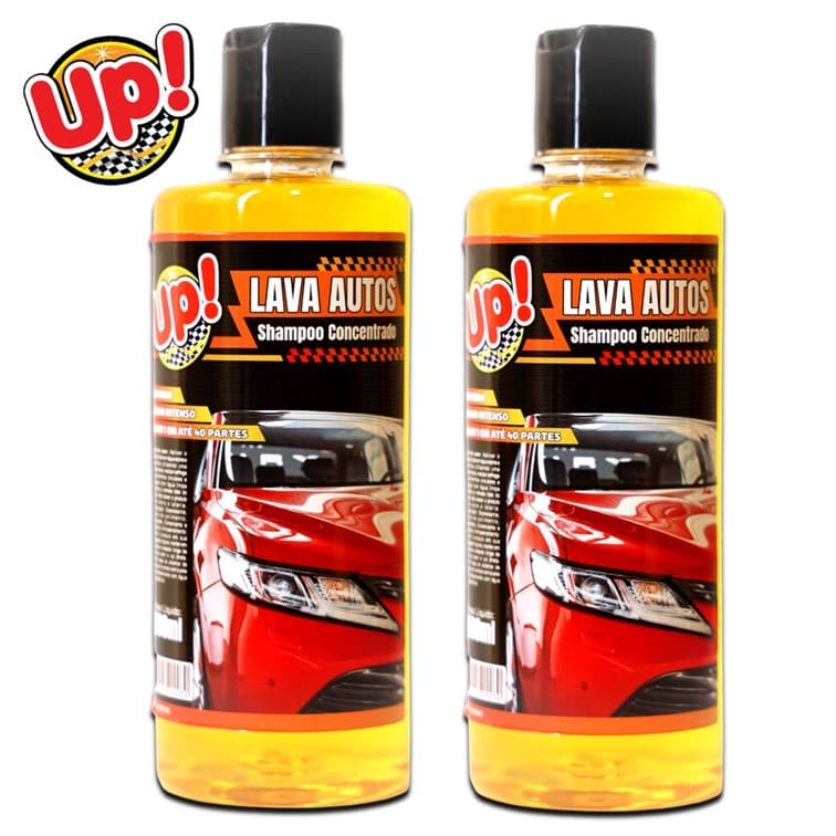 Kit 2 Shampoo Automotivo Com Cera Up Brilho Intenso