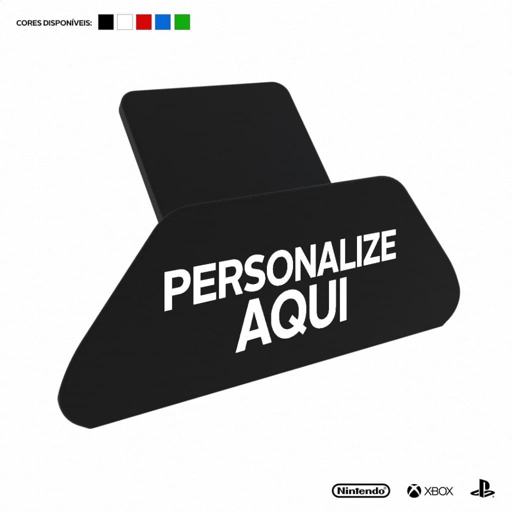 Suporte para Controle de Videogame - Personalizado Faça do Seu Jeito