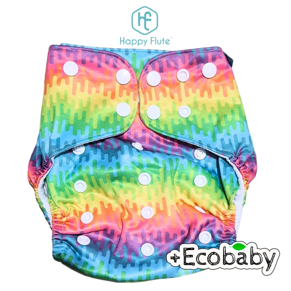Fralda Ecológica Reutilizável (várias estampas) Happy Flute Unidade