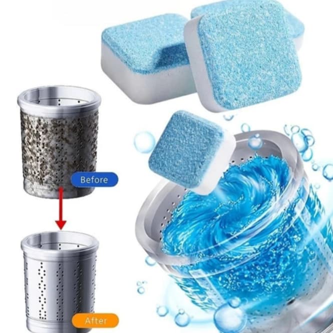 Kits Com 10 Pastilhas Anti-bacteriana Para Limpeza De máquinas De Lavar Roupas, Efervecentes