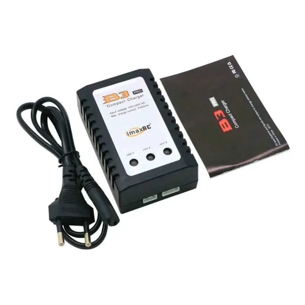 Carregador Bateria Lipo Imax B3 Pro Compact Bivolt 2s 3s Charger AirSoft Aeromodelismo 7.4v 11.1v Li-po