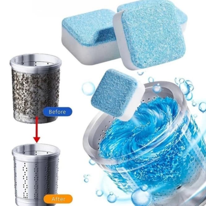 Kits Com 10 Pastilhas Anti-bacteriana Para Limpeza De máquinas De Lavar Roupas, Efervecentes