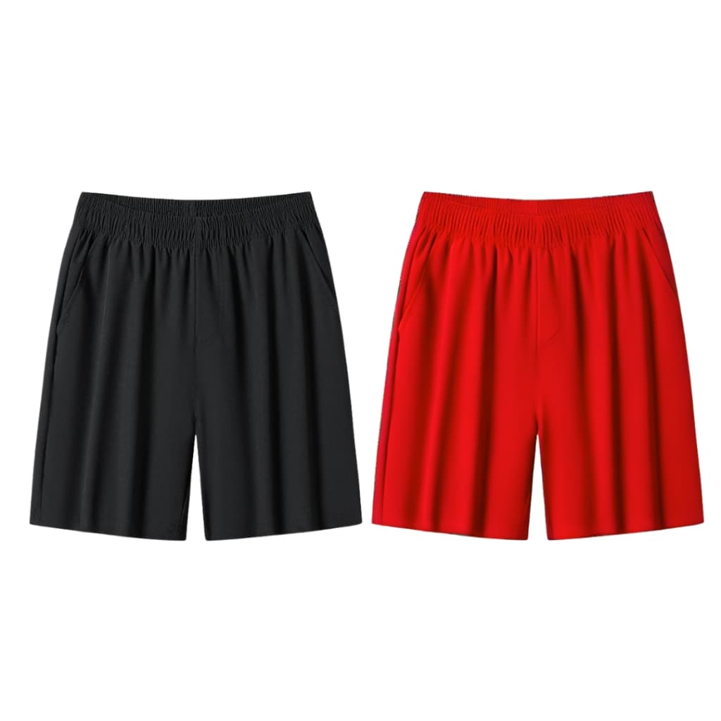 Kit 2 Shorts Masculino Calção Futebol em Poliéster