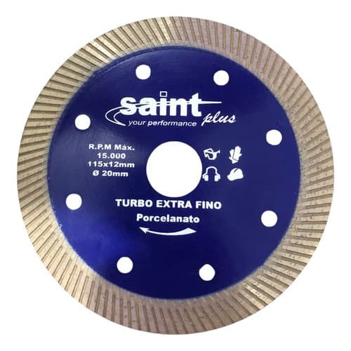 Disco Corte Diamantado Piso Porcelanato 115mm Extra Fino 1mm