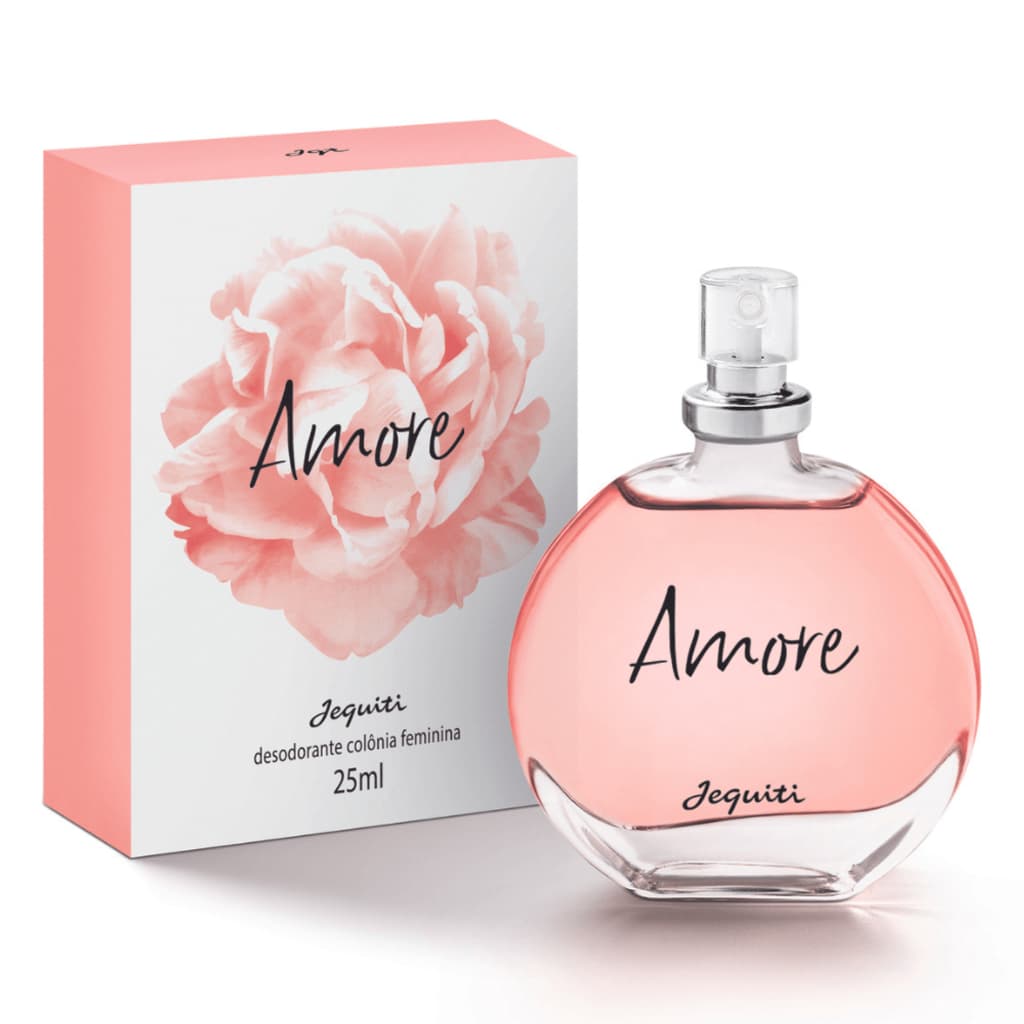 Perfume Amore Desodorante Colônia Feminina Jequiti, 25 ml