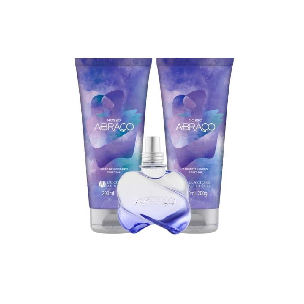 Kit Nosso Abraço L'occitane (colônia, Sabonete E Hidratante)