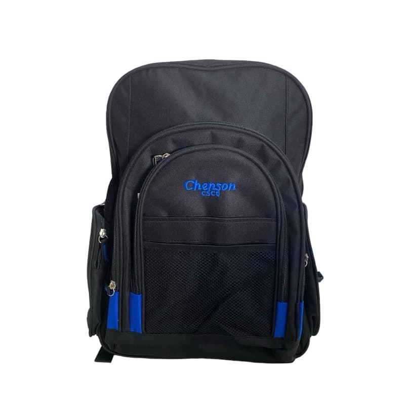 Mochila de costas básica preta universitário/escolar unissex - qualidade CHENSON