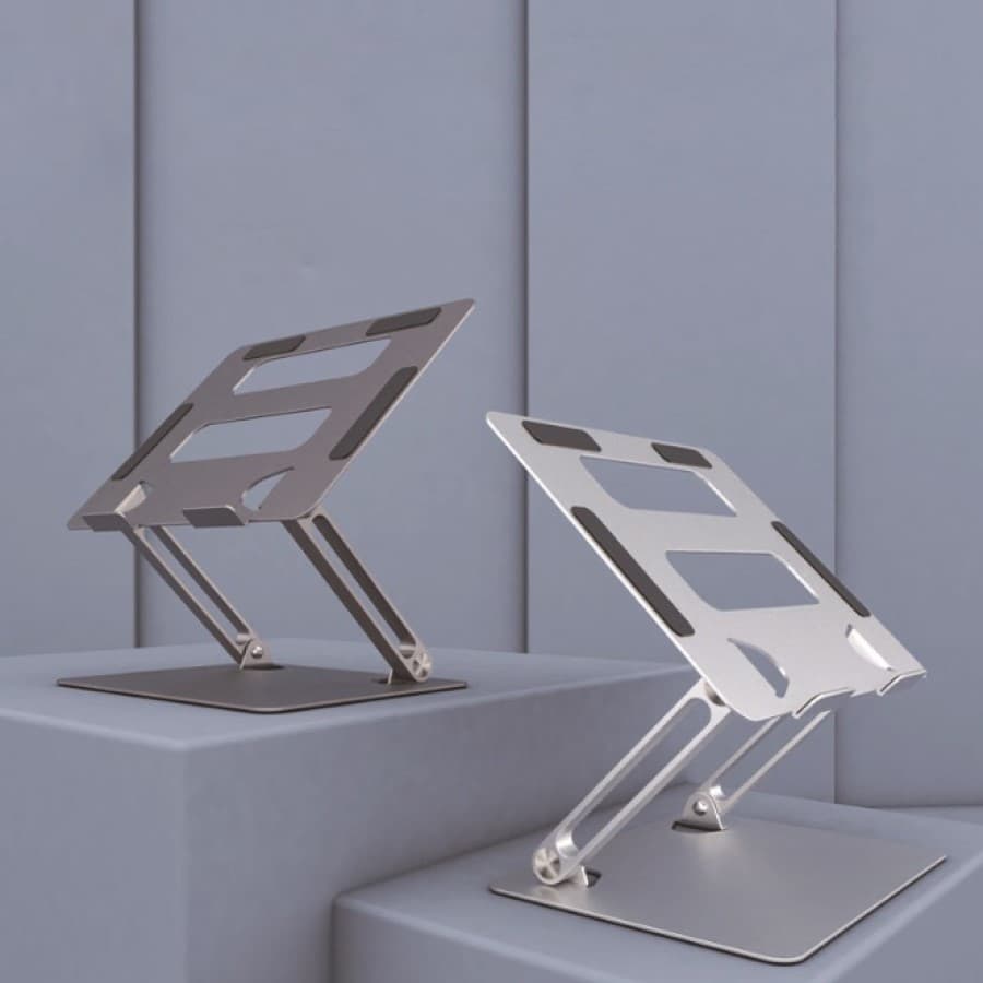 Suporte de Notebook Ergonômico Alumínio dobrável ajustável para Notebook Suporte de Laptops 10-17 Polegadas IpadTablets