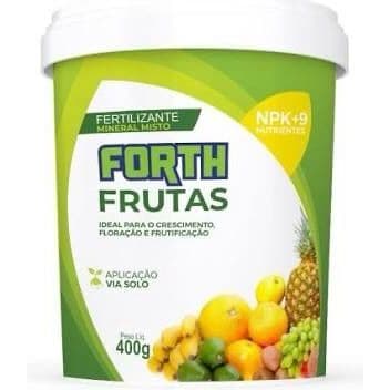 Fertilizante Mineral Misto Forth Frutas NPK + 9 Nutrientes 400g
