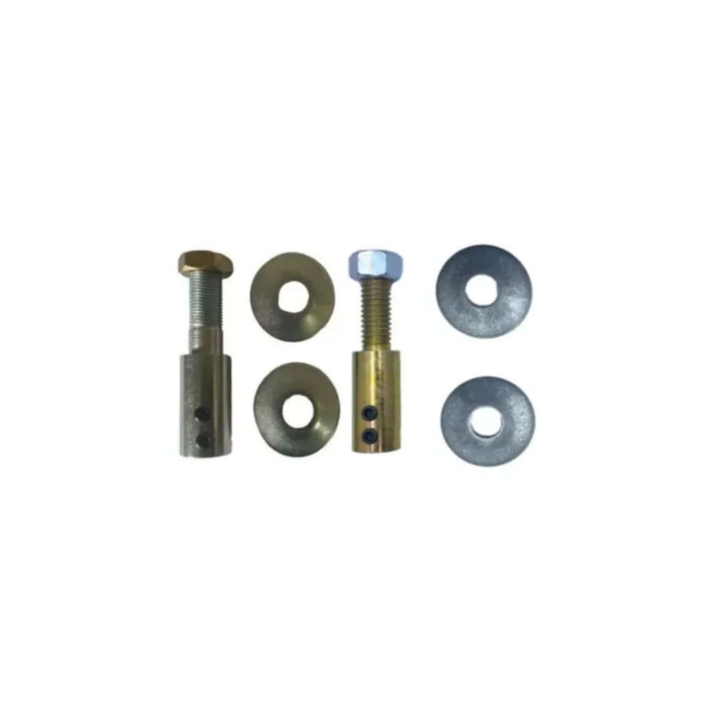 Kit 2 Adaptador Prolongador Eixo Motoesmeril 1/2 Polegadas