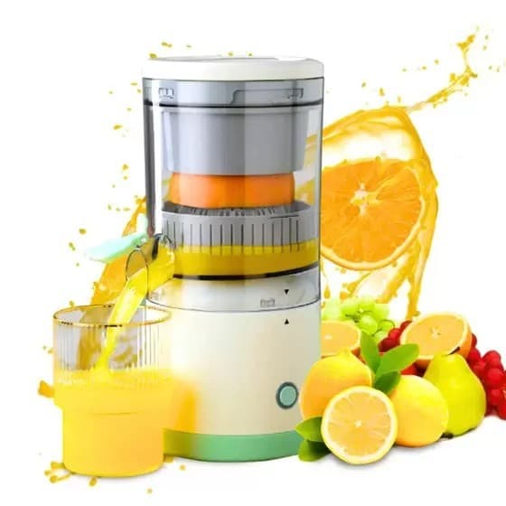 Espremedor Elétrico Laranja Limão Frutas Fazer Sucos Recarregável usb