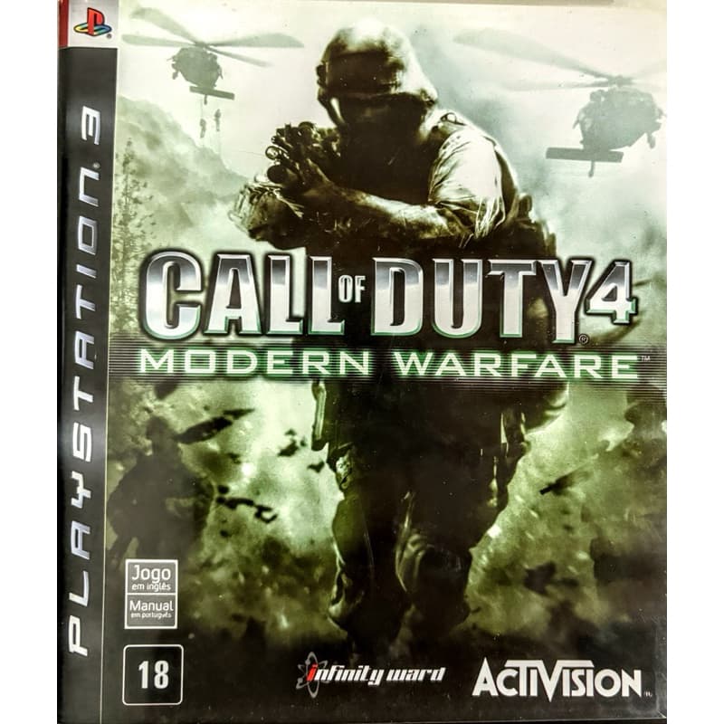 call of duty modern warfare 4 ps3 original , midia fisica