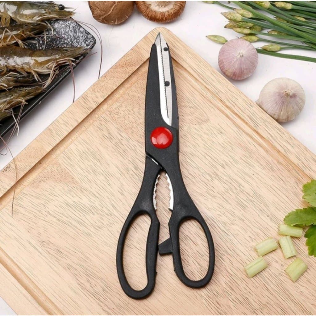 Tesoura Multiuso Funcional 21cm Cozinha De Aço Inoxidável Ferramentas De Corte De Carne E Vegetais