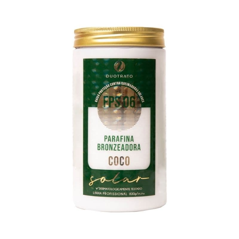 Parafina Bronzeadora Coco FPS6 Duotrato 830g