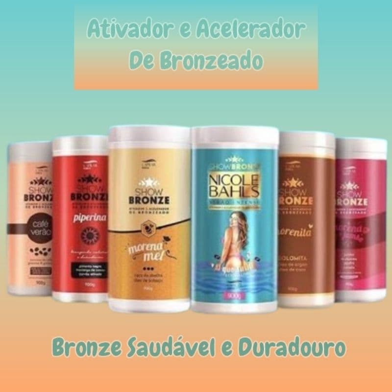Parafina Ativador e Acelerador de bronzeado Show Bronze 900g