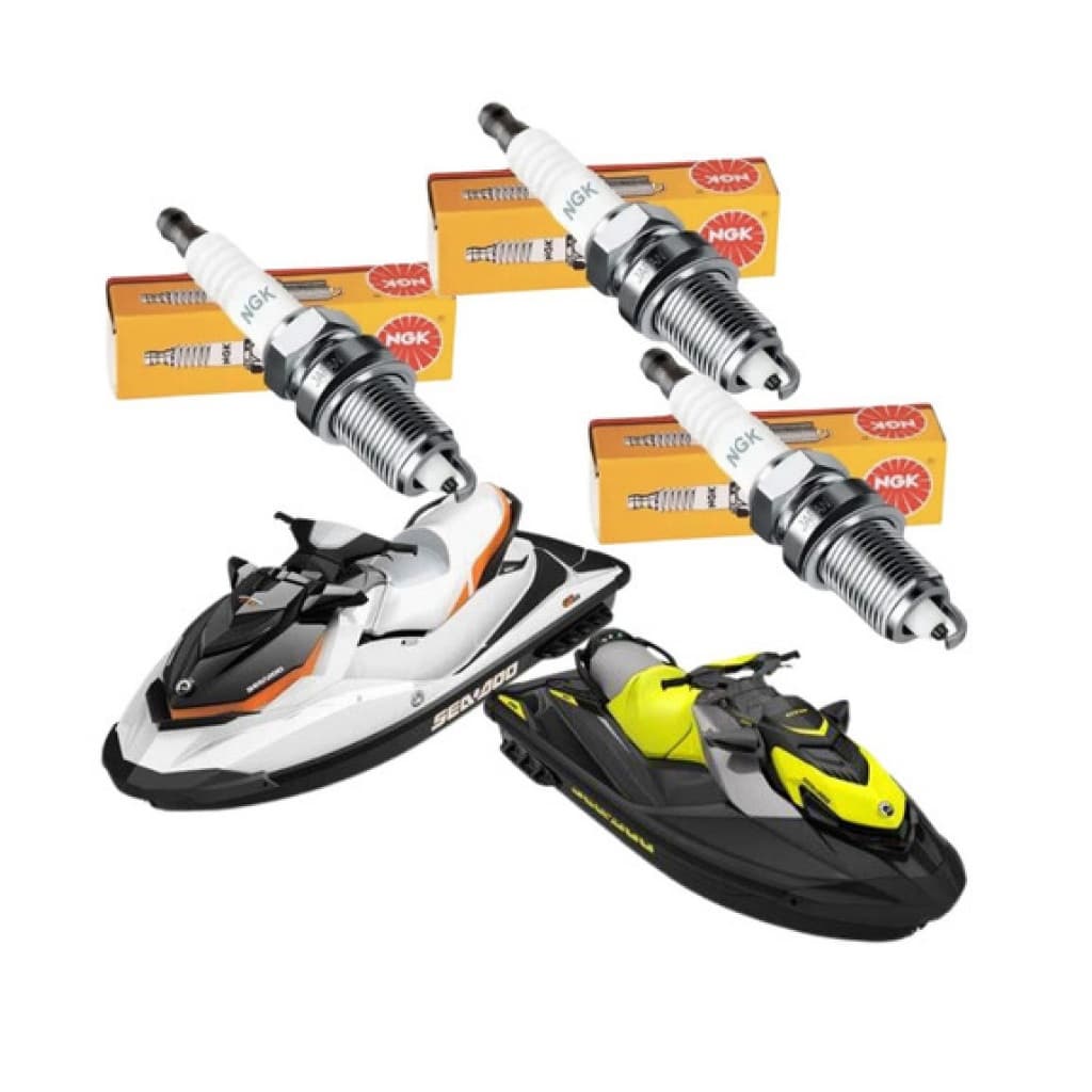 Jogo Vela Jet Ski Sea Doo Gti 130 170 Gts Rxt Gtx Rxp 3 Peças Original NGK
