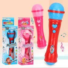 Microfone Musical Infantil Sai Sua Voz Brinquedo Musical