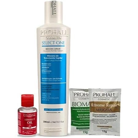Progressiva Select One Orgânica Realinhamento Capilar 300ml Prohall