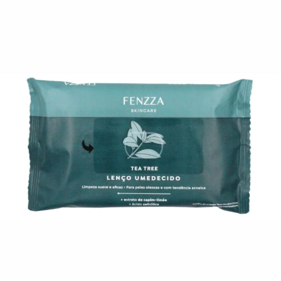 Lenço Limao/Tea Tree - Fenzza