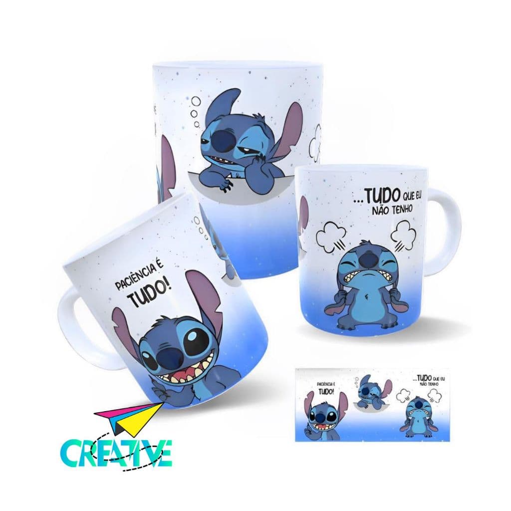 Caneca Personalizada do Stitch VÁRIOS MODELOS OFERTA POR 24 HORAS de Porcelana do Dia dos Namorados - Stitch e Angel Eu te amo Xicara Presente Lembrancinha Kit Festa Aniversário Presente Dia das Mães Disney Infantil