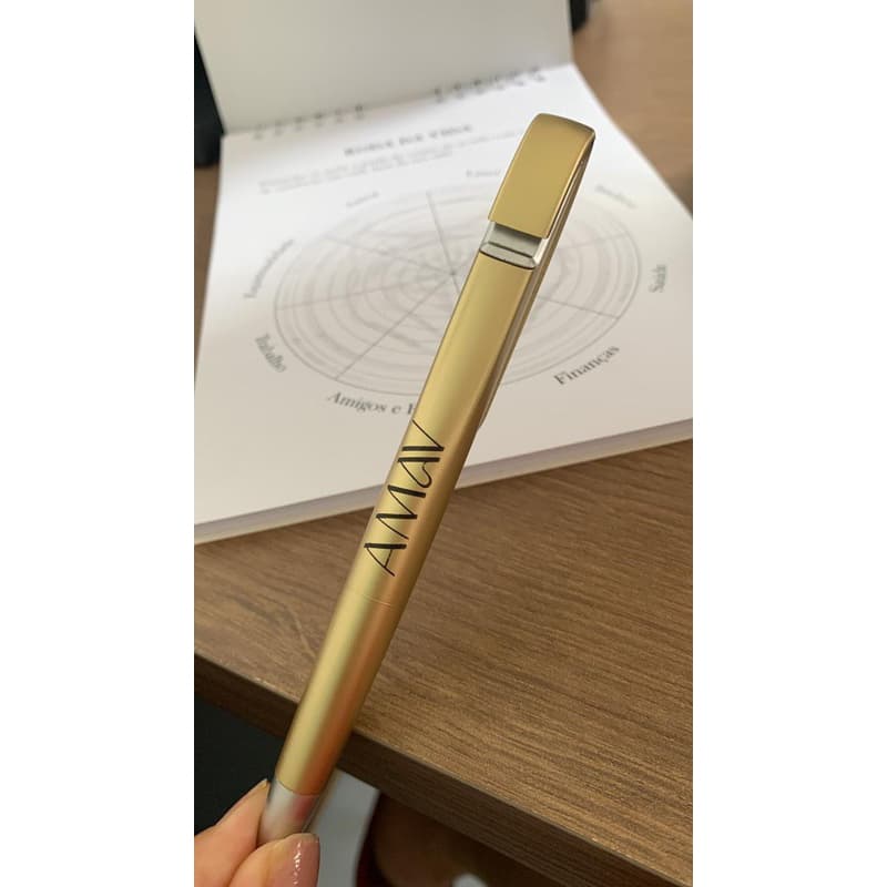 100  Canetas  Douradas  Personalizadas , chique ,brinde , lembrancinha