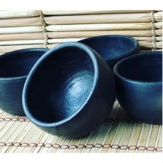 Kit Cumbuca de Barro Capixaba Para Sopas, Caldos, Petiscos, Molhos