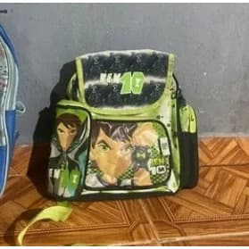 Bolsa Ben 10 infantil kids verde com preto