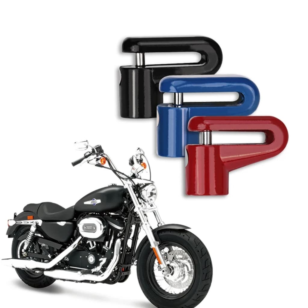 Cadeado Antifurto Disco De Freio Trava Moto Universal Preto