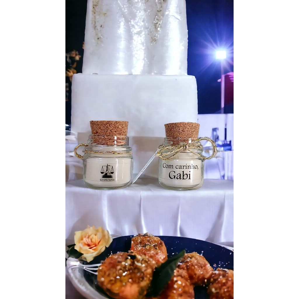 Conjuntos de  Velas aromáticas  para lembrancinhas .