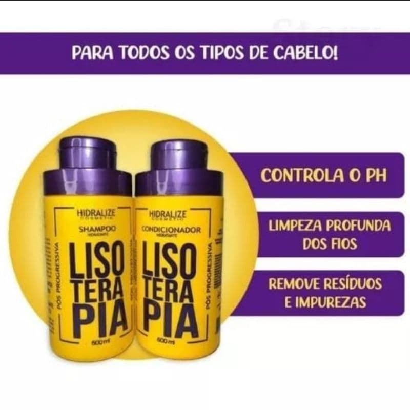 Kit Shampoo e Condicionador  Super Tratamento Lisoterapia