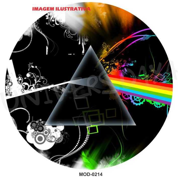 Capa Estepe Personalizada Ecosport Pink Floyd Rock Dark Moon M-0214 Crossfox Tr4 Jeep Doblo Troller