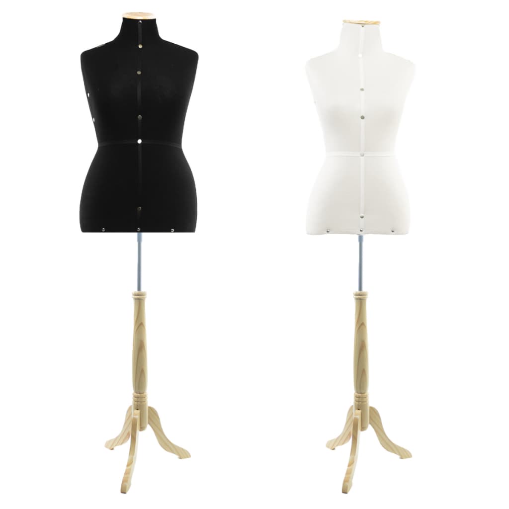 1 Manequim Busto Feminino Corte Costura Vitrine Loja pedestal madeira Tripé