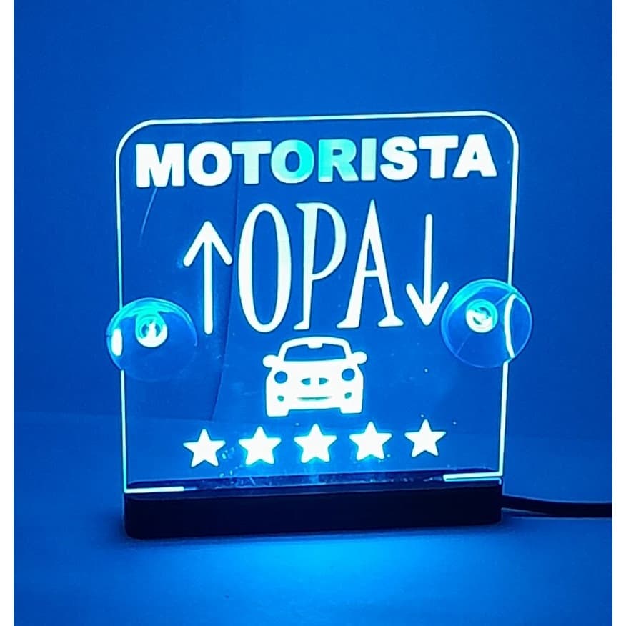 Luminoso para Motorista de App Com Ventosa Usb Personalizado
