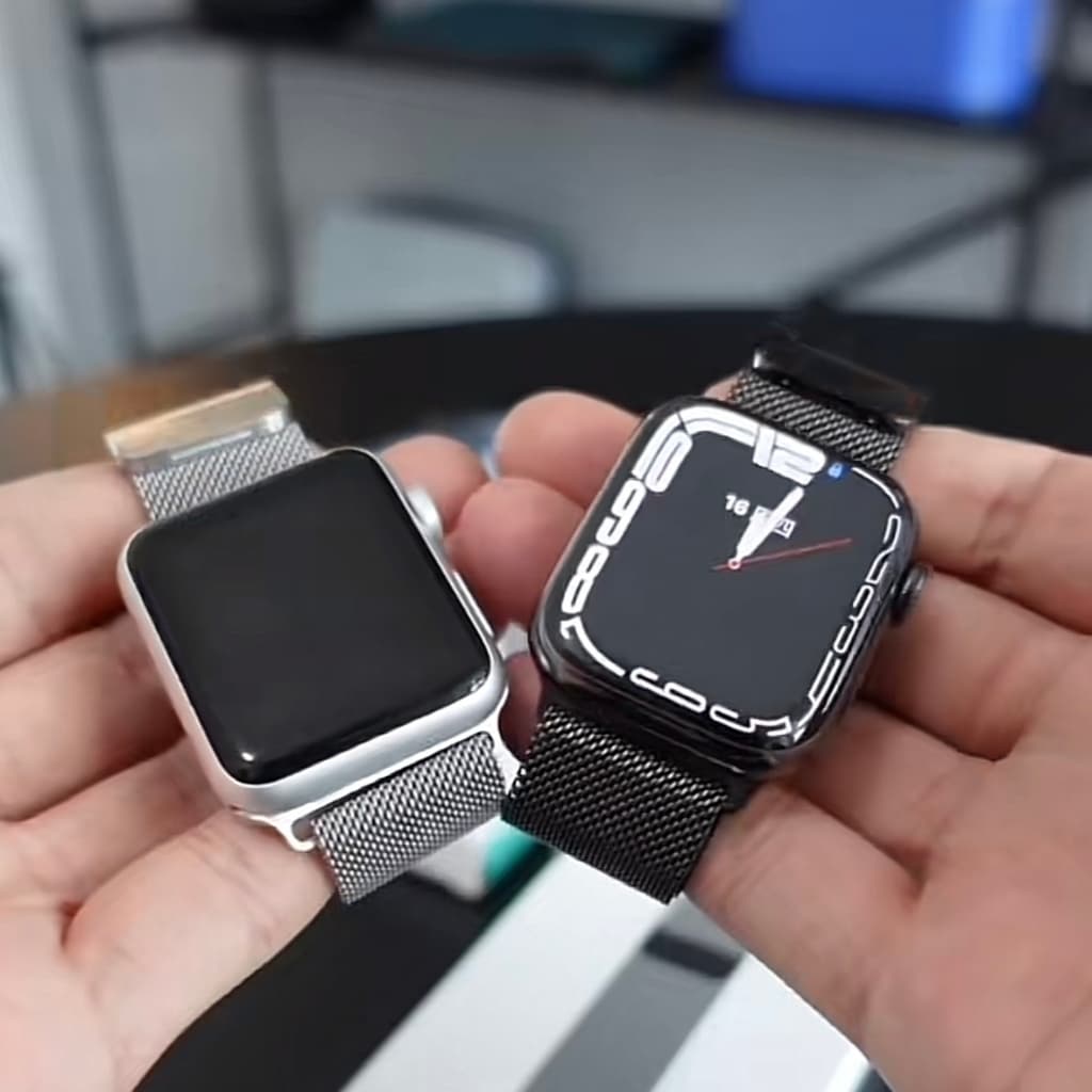 Pulseira Milanese Aço Metal Magnetico Fecho 38mm/40mm/42mm/44mm Apple Watch