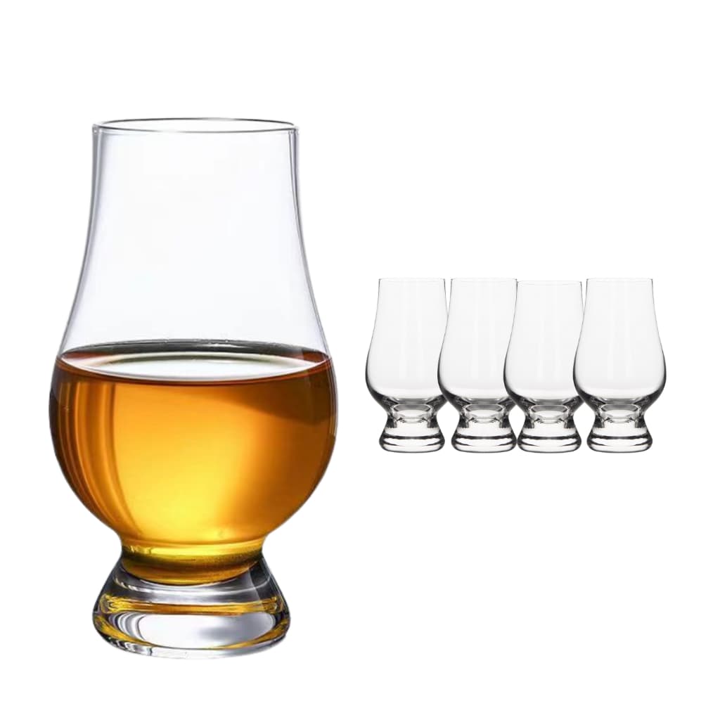Copo Taça Degustação Whisky Kit com 4 Unidades