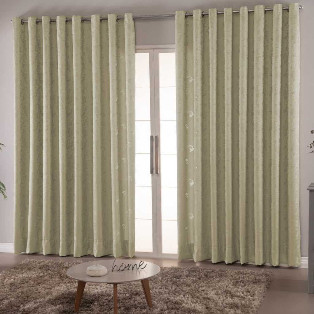 Cortina jacquard Sala Quarto 3.00x2.20 Para varão