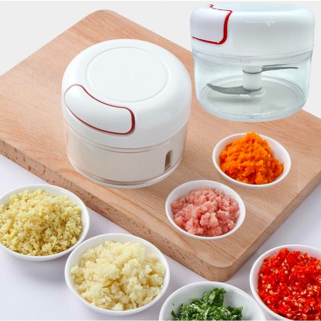Mini Processador De Alimentos Triturador Alho Legumes Picador Cebola Cortador