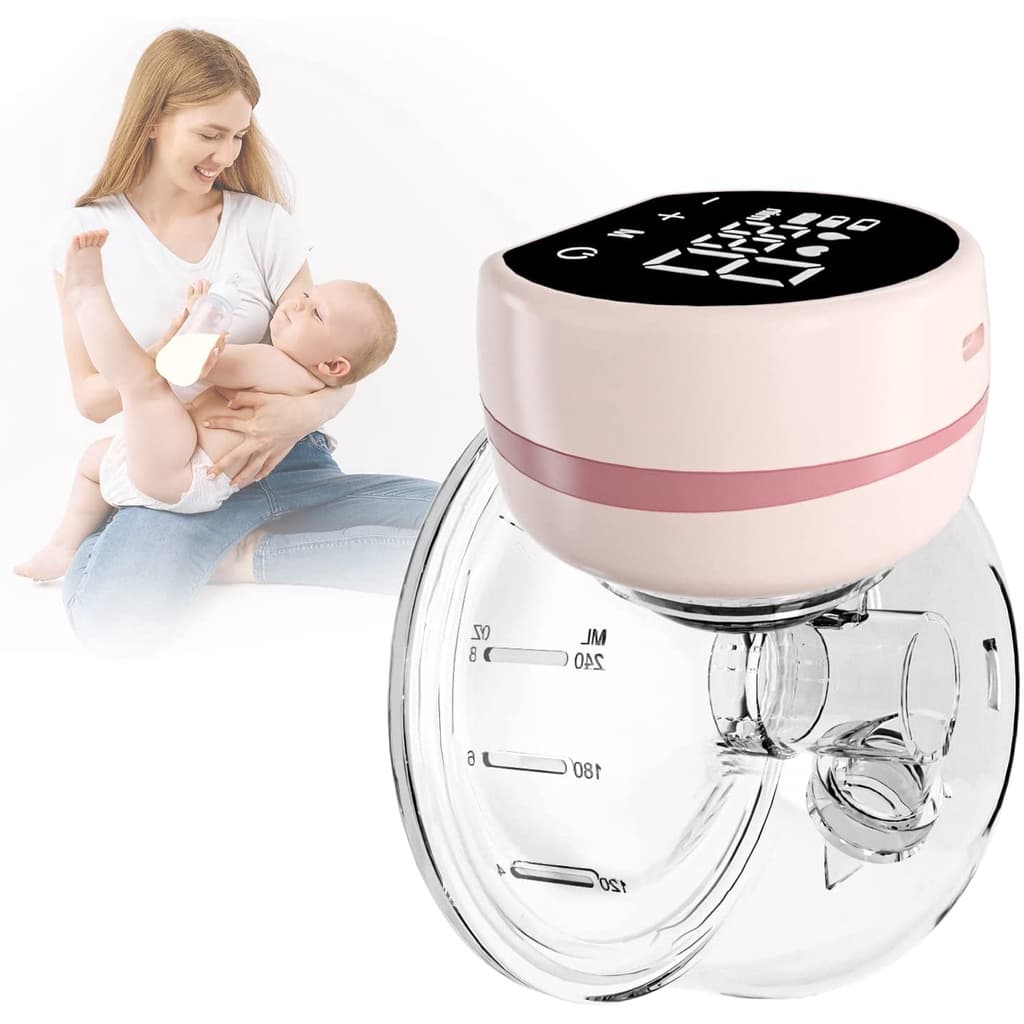 Bomba De Leite Elétrica Recarregável Usb Portátil Sem As Mãos