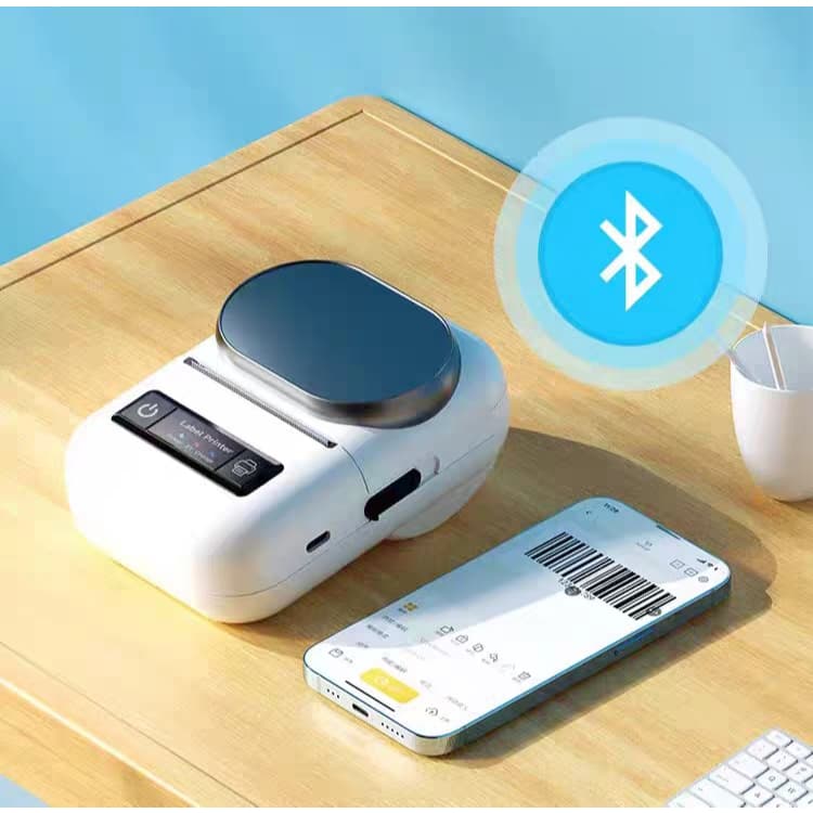 Mini Impressora De Etiquetas Bluetooth Para Celular PC