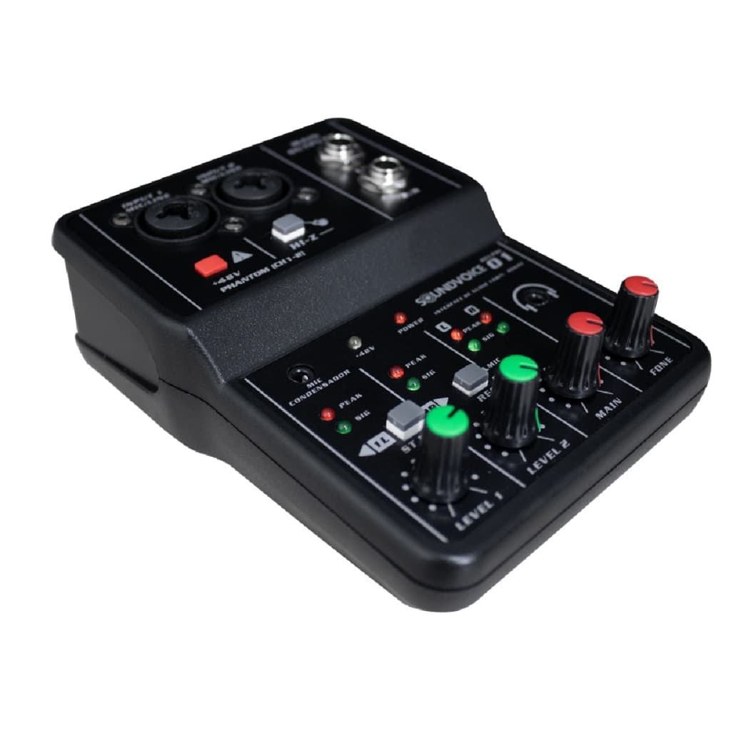 Mesa De Som Com Interface Multitrack Soundvoice Delphi-01