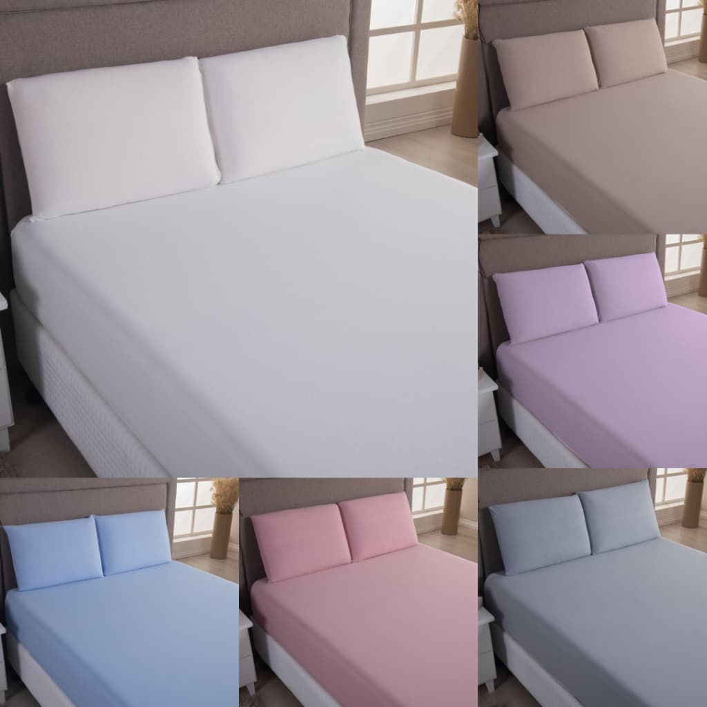 Jogo de Lençol 03 Peças 200 Fios Todos Os Tamanhos De Cama Solteiro Casal Queen Extra Macio