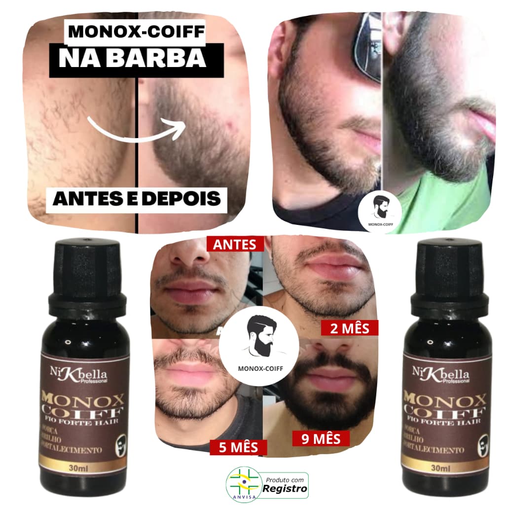 Tônico Capilar de Crescimento e Fortalecimento Barba Cabelo e Sobrancelhas Original