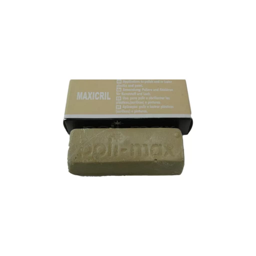 Massa Polimento Amarela Acrilico Abs Dvd Viseira Maxicril