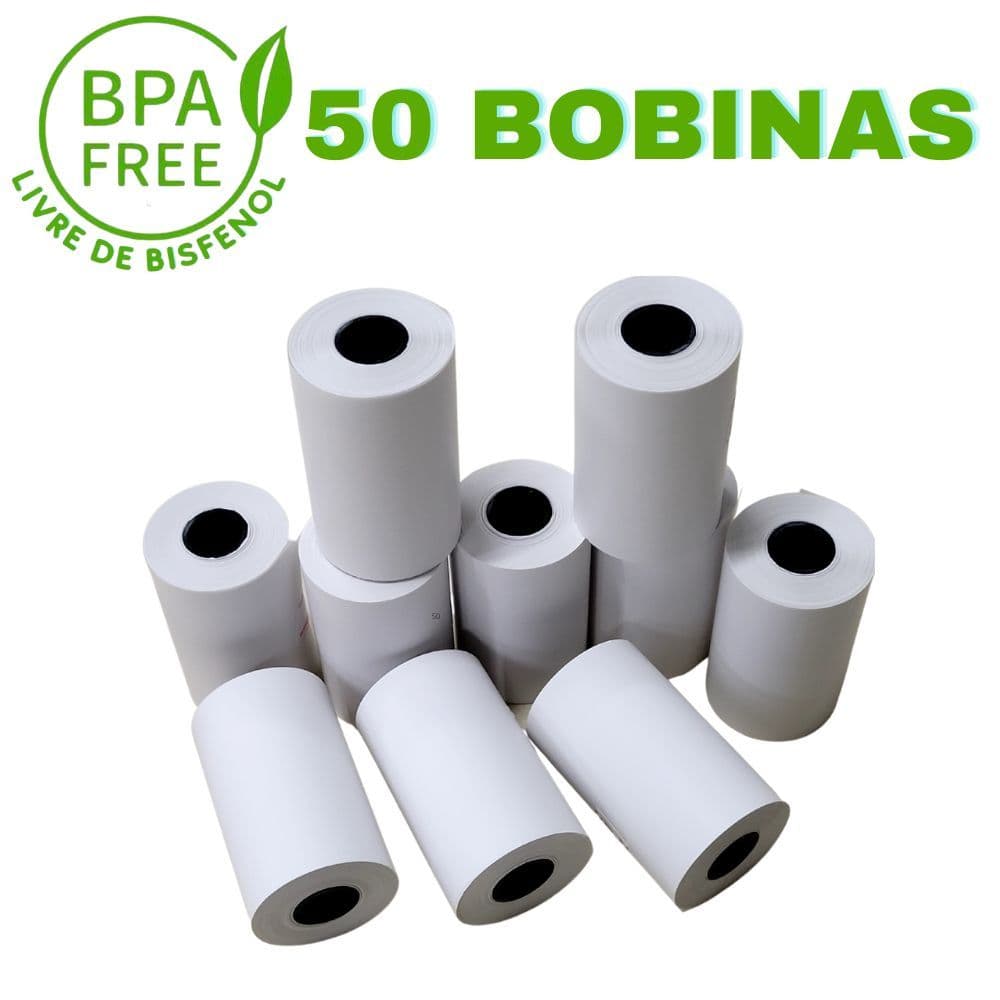Bobina Maquininha Cartão Ifood/Débito/Crédito 15 metros